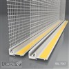 LIKOV LS-VHL 06 lišta okenní začišť. 6mm s krycí lam. a s tk.100mm délka 2,4m šedá světlá